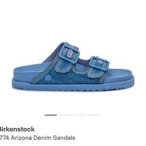 Birkenstock 1774 Arizona Denim Sandals size EU 39